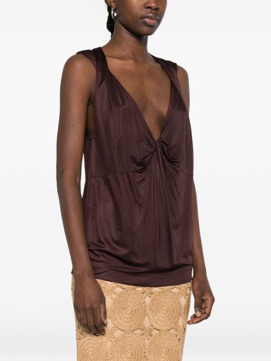 25FW 드리스 반 노튼 민소매 티셔츠 011156 2617358 Purple - DRIES VAN NOTEN