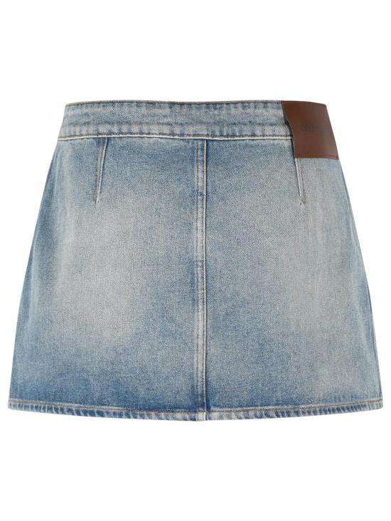 26SS 쿠레쥬 숏 스커트 126DJU342DE00587055 Light Blue - COURREGES