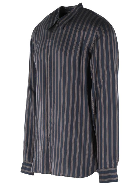 26SS 드리스 반 노튼 긴팔 셔츠 020703 3276509 Navy - DRIES VAN NOTEN