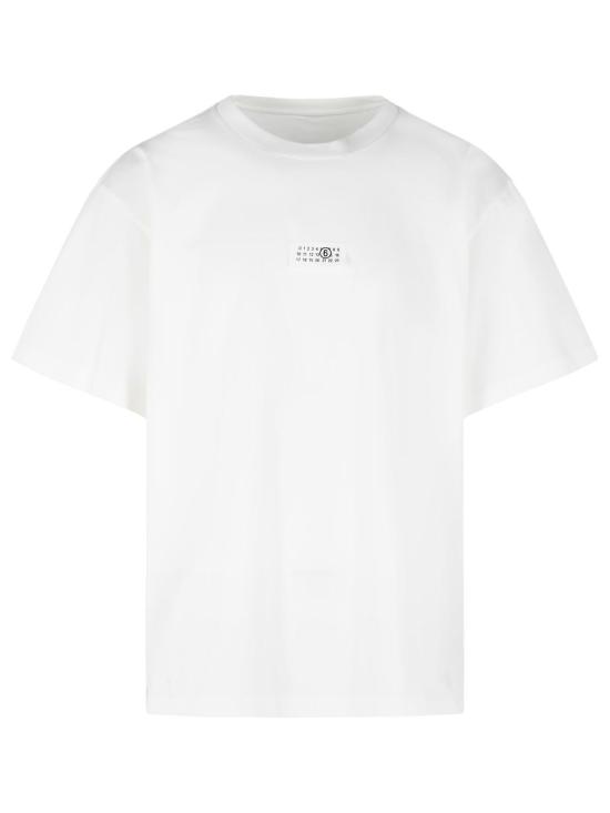 26SS MM6 메종마르지엘라 Numeric 코튼 티셔츠 SH0GC0032 M20170101 White