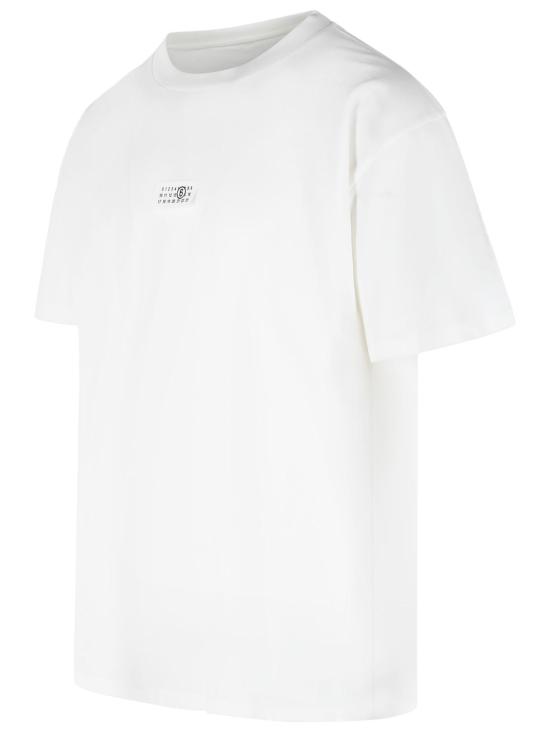 26SS MM6 메종마르지엘라 Numeric 코튼 티셔츠 SH0GC0032 M20170101 White - MM6 MAISON MARGIELA
