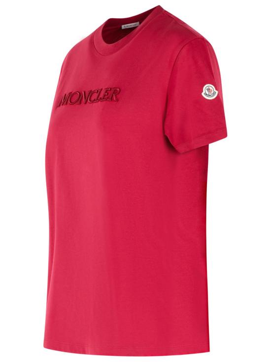 26SS 몽클레어 반팔 티셔츠 093 8C000 21 89AUO438 Red - MONCLER