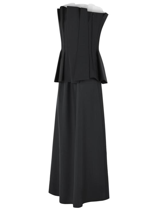 26SS 로에 미디 원피스 418 33 030001 Black - ROHE