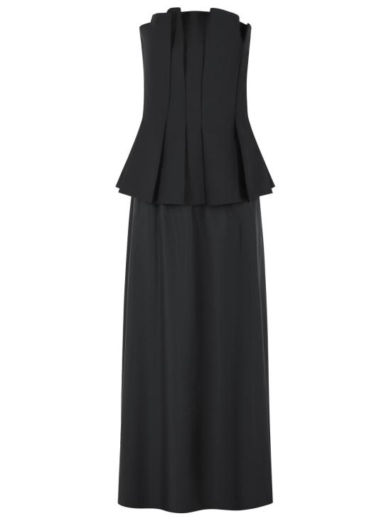 26SS 로에 미디 원피스 418 33 030001 Black