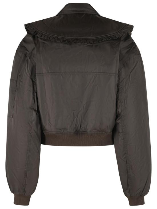 26SS 가니 나일론 봄버 자켓 A1010046ZWX Brown - GANNI