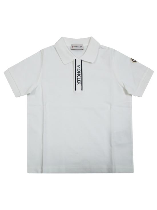 26SS [키즈] 몽클레어 폴로 셔츠 L19548A000118496W 034 BIANCO