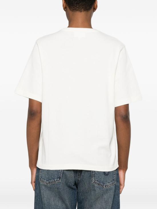 26SS 메종키츠네 드레스드 폭스 컴포트 티셔츠 QW00114 KJ01190443 Ivory - MAISON KITSUNE