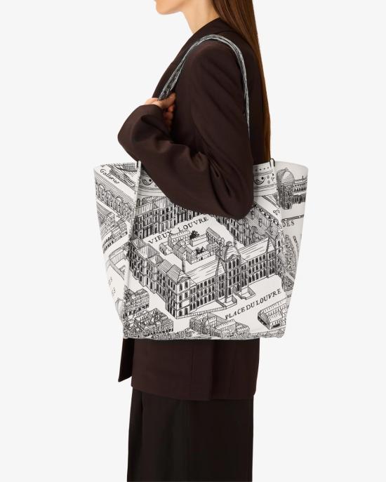 25FW 이누이 에디션 숄더백 MA22TL01 noir BIANCO NERO - INOUI EDITION