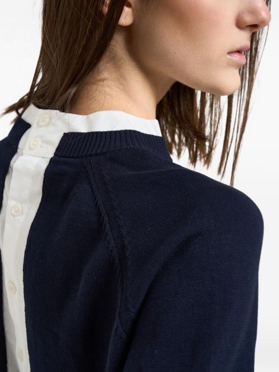 26SS 세미쿠튀르 스웨터 Y6SB60 N06 1 Blue - SEMI-COUTURE