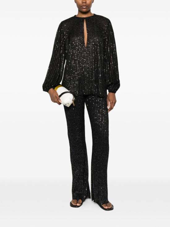 26SS 미소니 스트레이트 팬츠 DS26SI08 BK01GHS91RX Black - MISSONI