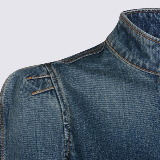  알라이아 데님 자켓 Alaia 데님 재킷 Bleu Delave - ALAIA