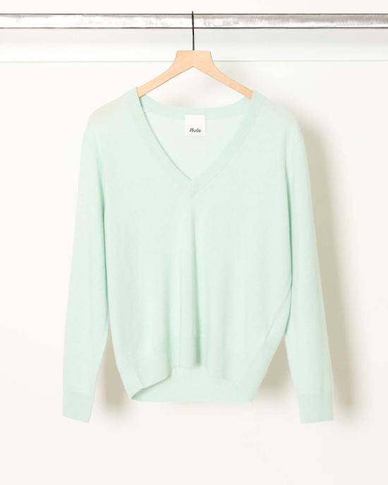  얼루드 스웨터 알루드 플라워 밀크