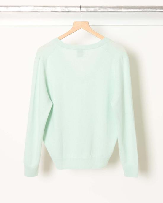  얼루드 스웨터 알루드 플라워 밀크 - ALLUDE