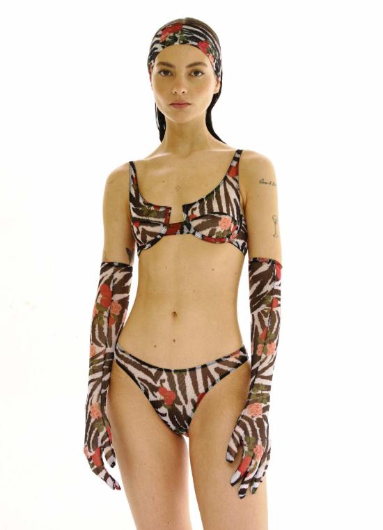  mai petit 브라 마이 쁘띠 크리스탈  홀리데이 프린트