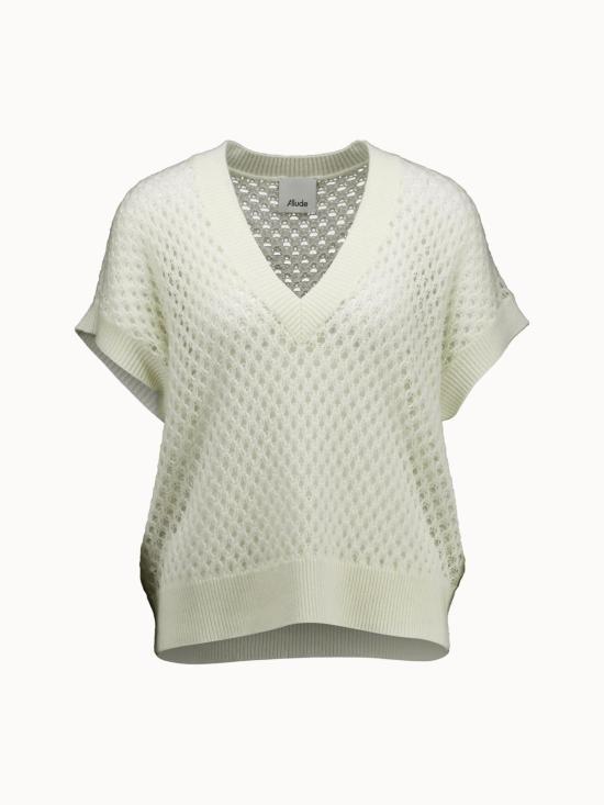  얼루드 스웨터 Allude V  1/8 20601  Fleur De Sel