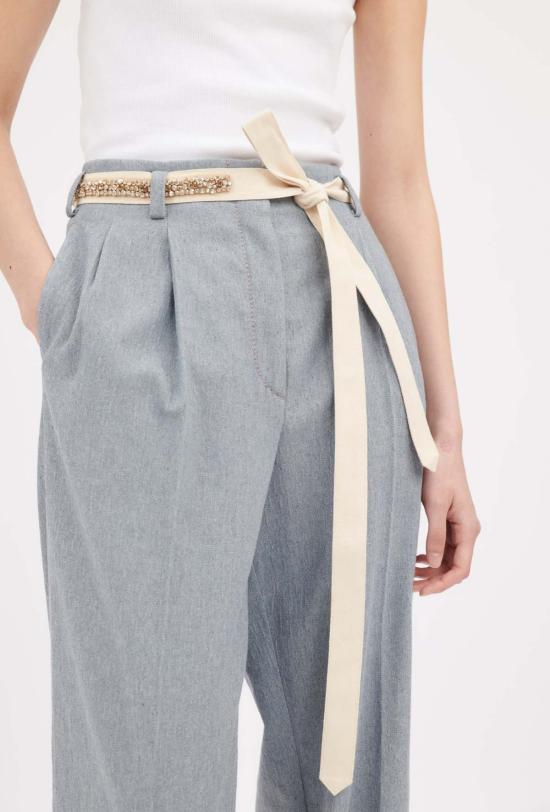  오디 레귤러 벨트 라인스톤  화이트 - ODEEH