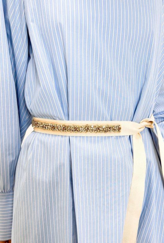  오디 레귤러 벨트 라인스톤  화이트 - ODEEH