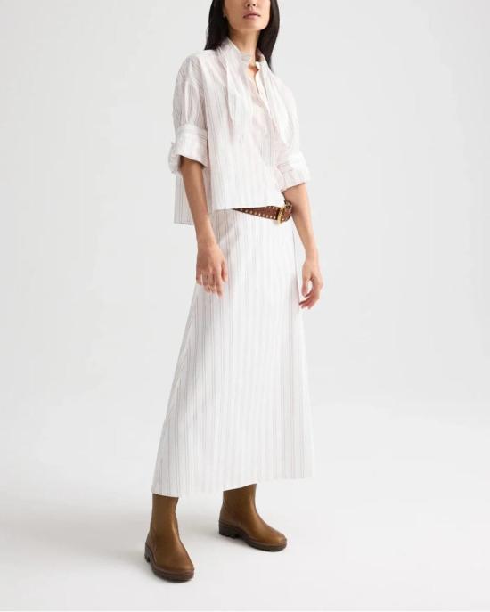  티더블유피 롱 스커트 Twp A라인  화이트 - TWP