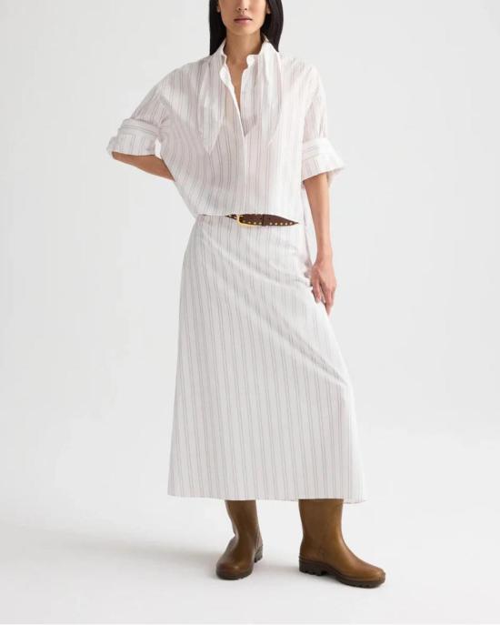  티더블유피 롱 스커트 Twp A라인  화이트 - TWP