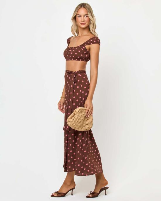  엘스페이스 민소매 티셔츠 LSpace Ever 탑 Alotta Polka Dot - L SPACE