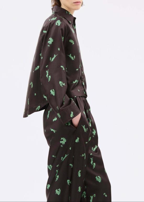  오디 스트레이트 팬츠 고양이 쥐 바지 - ODEEH