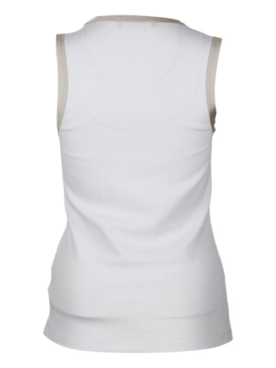 26SS 파비아나 필리피 반팔 티셔츠 JED275F606L396 21 White - FABIANA FILIPPI