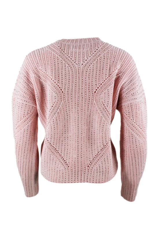 26SS 에르마노 설비노 스웨터 D385M312 CTLCZ41312 Pink - ERMANNO SCERVINO