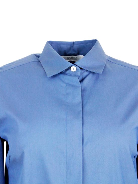 26SS 발바 미디 원피스 42006305868 002 Blu light - BARBA