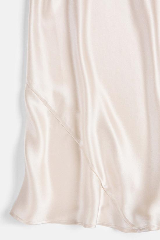  에리카 타노브 롱 스커트 Erica Tanov 툴라 실크 샤르뫼즈 스커트 - ERICA TANOV