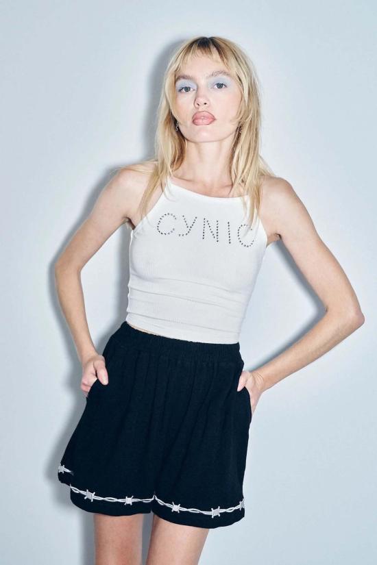  패션 브랜드 컴퍼니 민소매 티셔츠 패션 브랜드 회사 Cynic Cami Tank