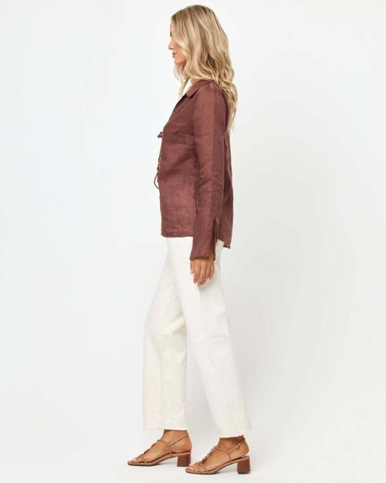  엘스페이스 튜닉 LSpace 베니스 셔츠 카페 - L SPACE