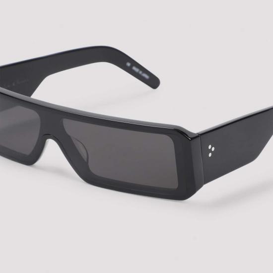  릭 오웬스 안경 직사각형 프레임 선글라스 블랙 - RICK OWENS