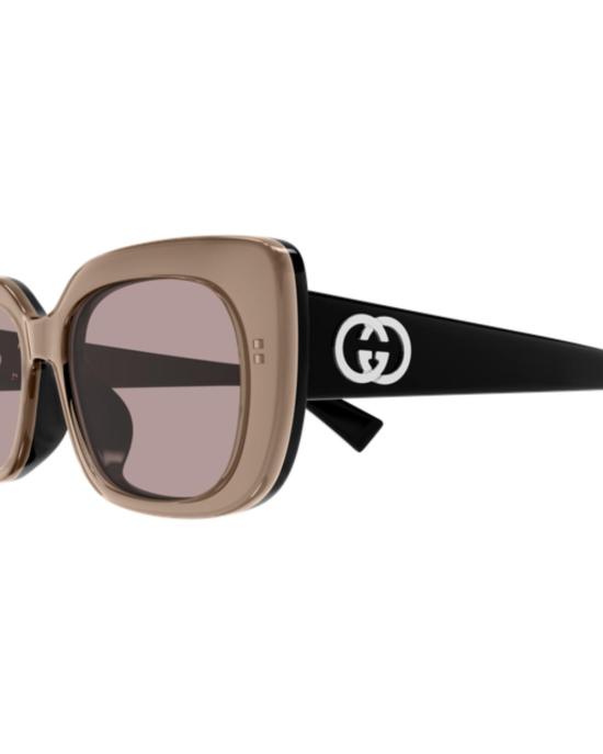  구찌 안경 청키 캣아이 선글라스 브라운/블랙 - GUCCI