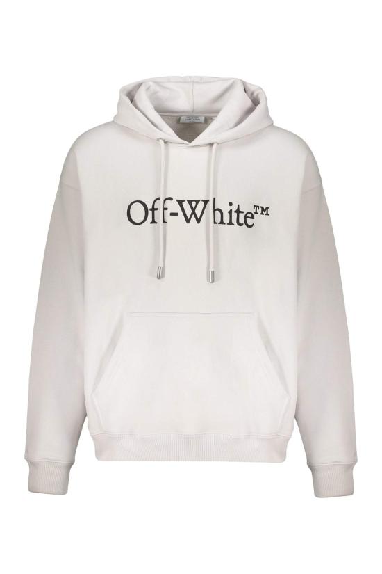  오프화이트 긴팔 티셔츠 후드티 화이트