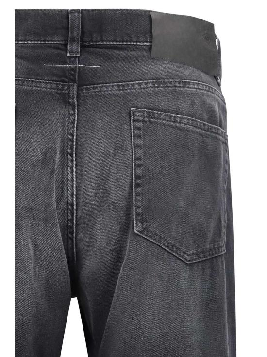  MM6 메종마르지엘라 데님 팬츠 Mm6 메종 마르지엘라 스트레이트 레그 코튼 진 - MM6 MAISON MARGIELA