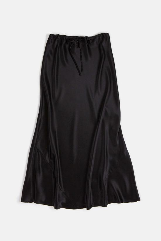  Erica Tanov 롱 스커트 툴라 실크 샤르뫼즈 - ERICA TANOV