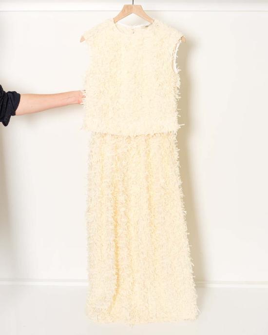  오디 롱 스커트 텍스처 - ODEEH