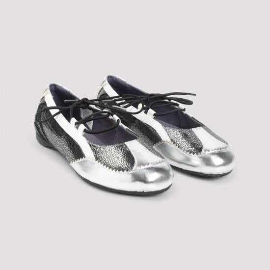  디젤 플랫 슈즈 D 마일 발레리나 블랙 - DIESEL