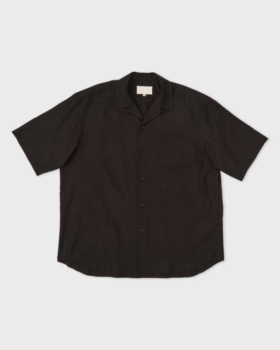  Yoko Sakamoto 반팔 셔츠 사카모토 요코 오픈 칼라 반팔