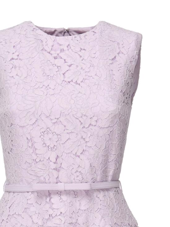  셀프 포트레이트 숏 원피스 레이스 미니 드레스 라일락 - SELF PORTRAIT
