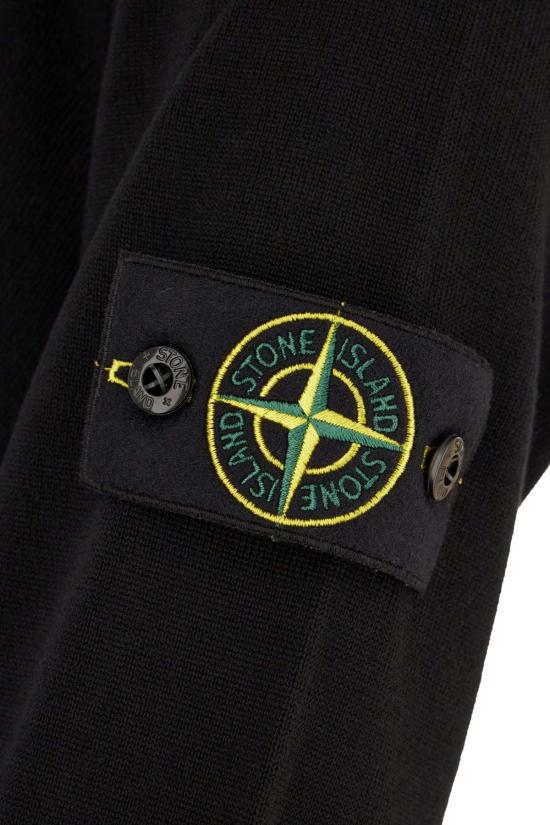  스톤 아일랜드 스웨터 울  블랙 - STONE ISLAND
