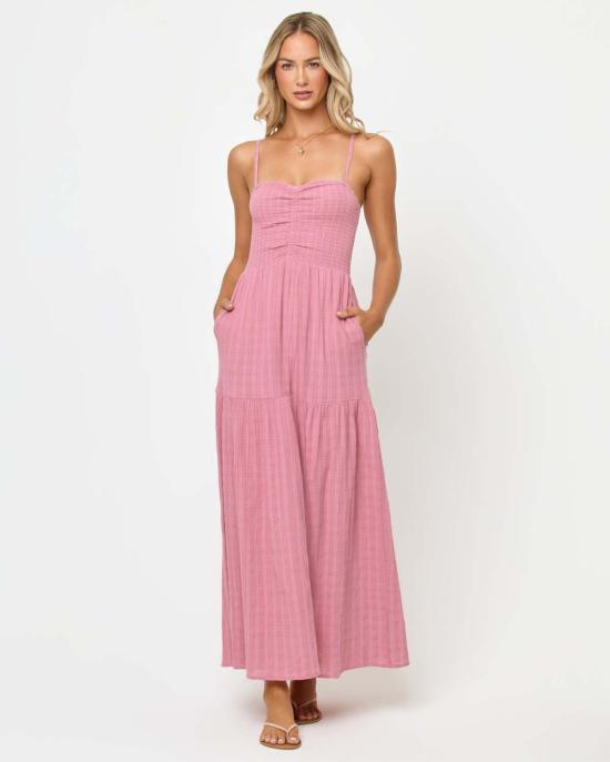  엘스페이스 롱 원피스 LSpace 마요르카 드레스 벚꽃 - L SPACE