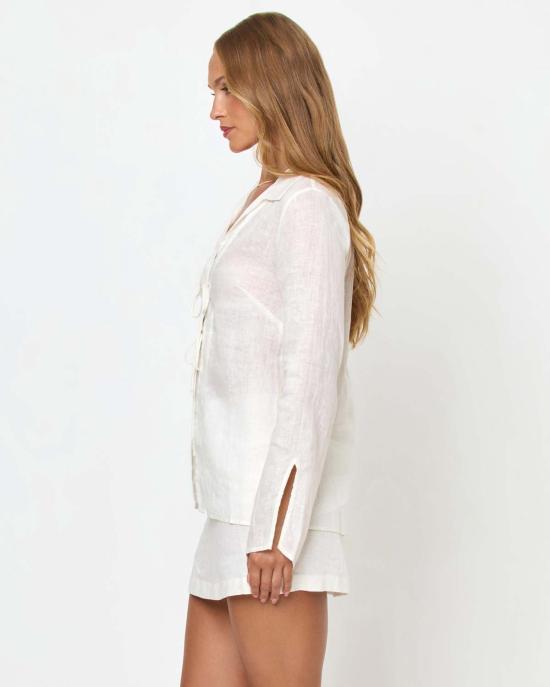  엘스페이스 숏팬츠 LSpace 베니스 스커트 화이트 - L SPACE