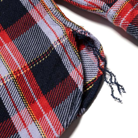  사무라이 진스 셔츠 Sin25 01 W 헤비 인디고 플란넬 셔츠 - SAMURAI JEANS