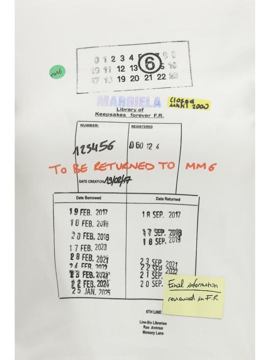  MM6 메종마르지엘라 반팔 티셔츠 - MM6 MAISON MARGIELA