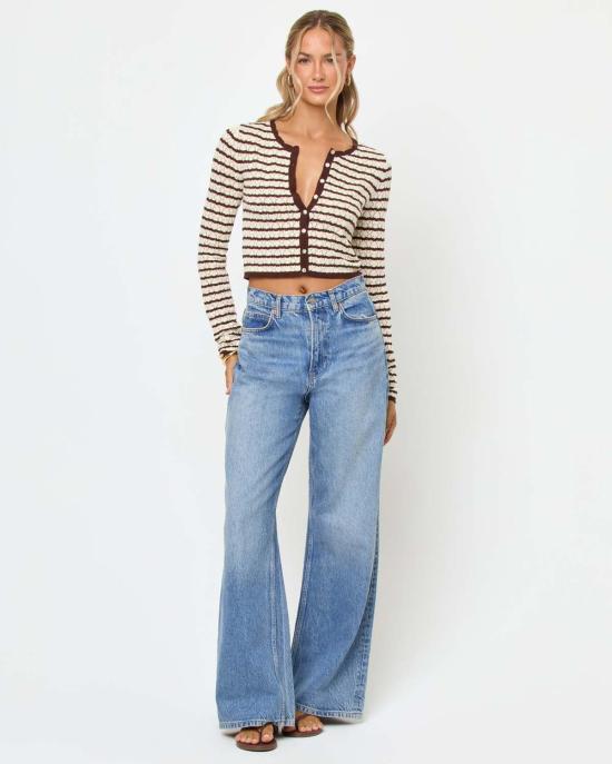  엘스페이스 가디건 LSpace 로잘리 카디건 카페 크림 - L SPACE