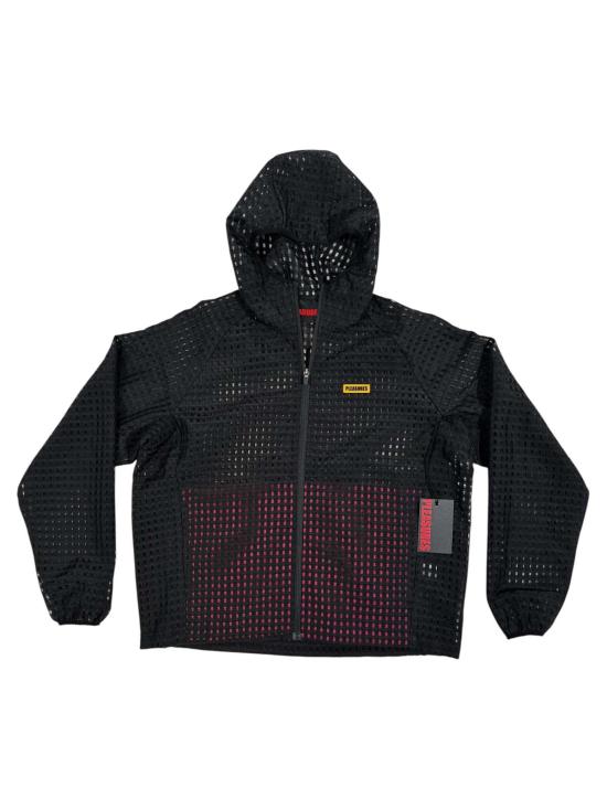  플레셔스 자켓 플레저스 시스템 체크무늬 재킷 블랙