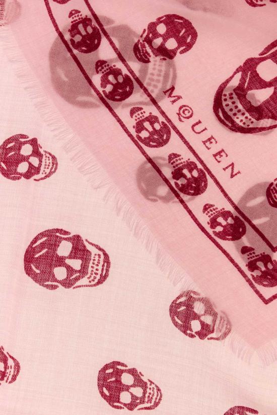 26SS 알렉산더 맥퀸 클래식 실크 블렌드 스컬 스카프 8078893222Q 5972 Printed - ALEXANDER MCQUEEN