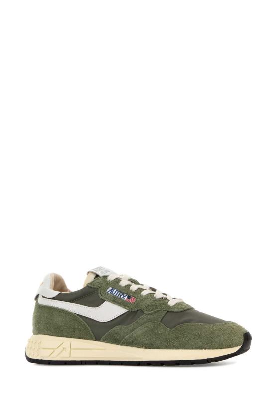 26SS 오트리 릴윈드 로우 나일론 스웨이드 스니커즈 WWLM NC37 Green - AUTRY