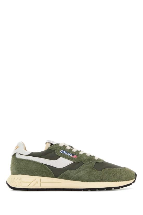 26SS 오트리 릴윈드 로우 나일론 스웨이드 스니커즈 WWLM NC37 Green